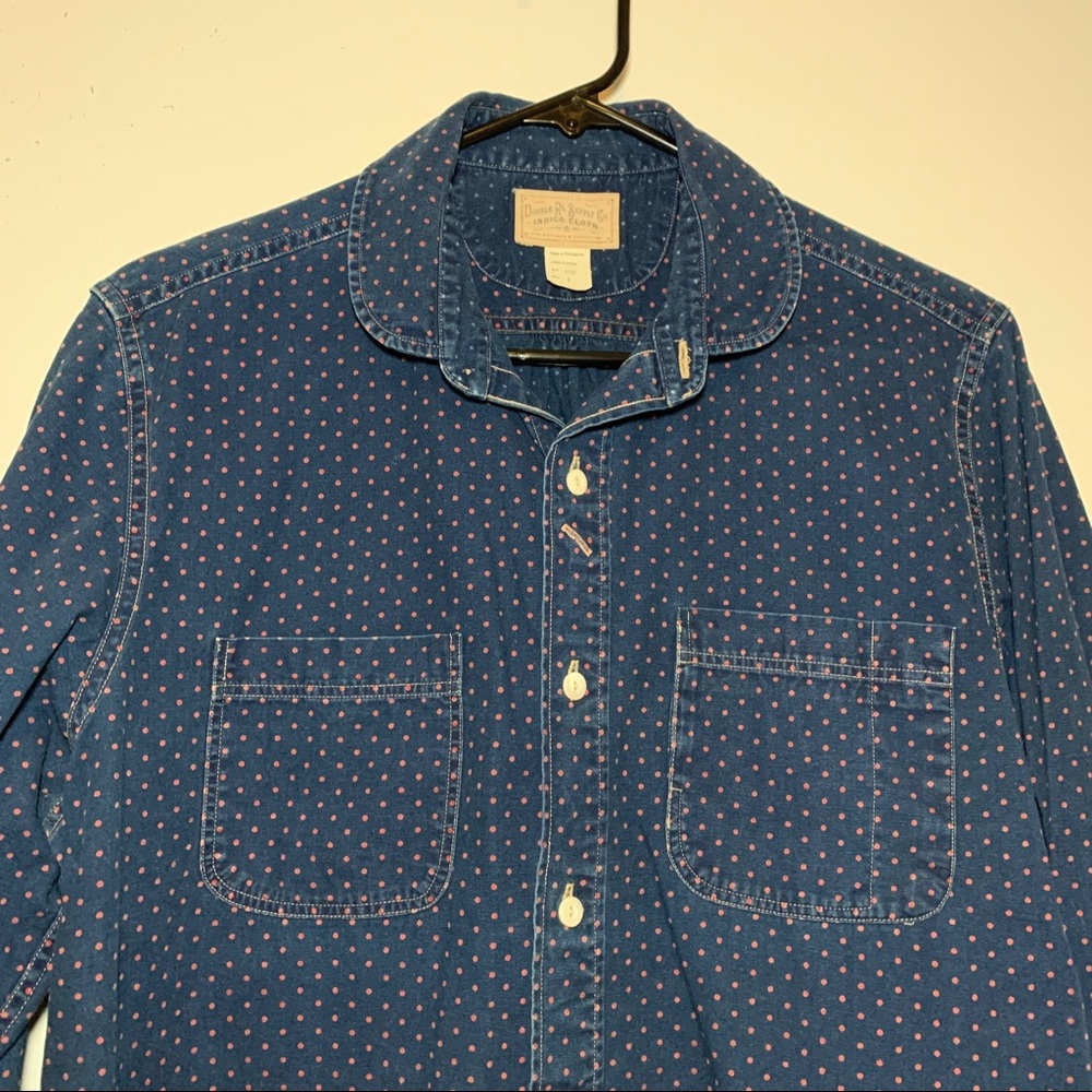 Double RL RRL “Connor” Work shirt Indigo M Stifel